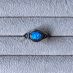 R026 | Vintage Finish Opal Ring